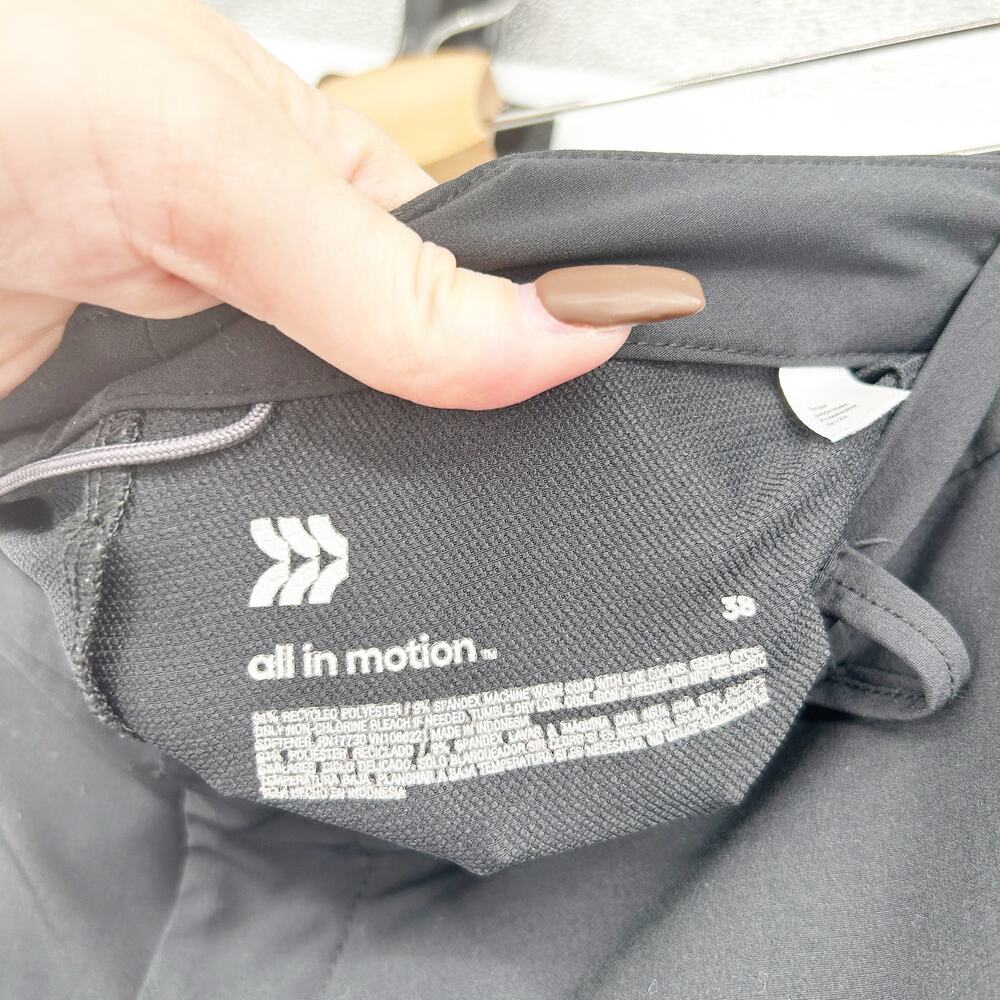 All In Motion Mens Athleisure Casual Chino Bermuda Golf Shorts Size‎ 38 Black - Picture 3 of 6